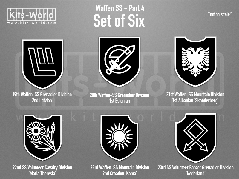 Kitsworld SAV Sticker Set - Waffen SS - Part 4  